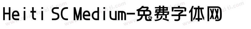 Heiti SC Medium字体转换